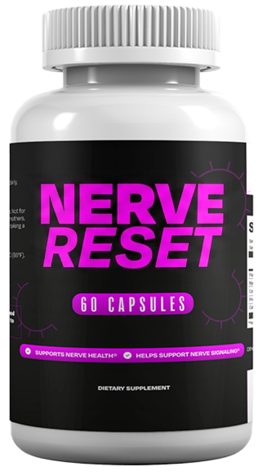 NerveReset 60 capsule supplement bottle